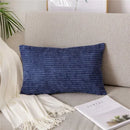 GobekUsa Corduroy Flocking Velvet Pillow Cover 40x60cm
