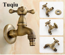 GobekUsa Antique Garden Bibcocks Tap for Outdoor Washing, Bathroom, Mop, and More