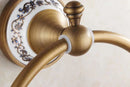 GobekUsa Antique Bronze Towel Ring – Solid Brass Wall Mounted Holder for Bathroom