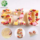 GobekUsa Acrylic Cake Decorating Cutter Stencil Set for Sugar Fondant Decoration