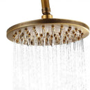 GobekUsa Antique Brass Shower Set with 3-Way Diverter and Handshower