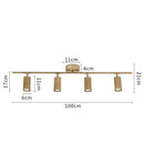GobekUsa LED Golden Ceiling Spotlight for Living & Dining Room - Modern Luminaria Lamp