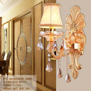GobekUsa Gold Crystal Wall Light Indoor Lamp - Elegant Alloy Crystal Candle Design
