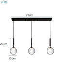 GobekUsa Glass Ball LED Pendant Light: Nordic Modern, Single Head, Creative Design