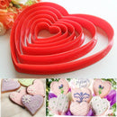 GobekUsa Heart Shaped Cake Cutter Set for Baking & Decorating
