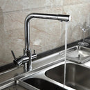 GobekUsa Black Kitchen Faucet Mixer Tap 360° Rotation Water Features