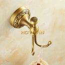 GobekUsa Brass Robe Hook, Antique Finish, Bathroom Clothes Hook