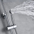 GobekUsa Brass Shower Mixer Faucet Set with Handshower and 8" Rainfall Head