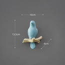 GobekUsa Bird Resin Hanger: Living Room Coat Towel Hat Holder and Kitchen Hook