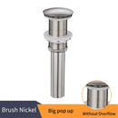 GobekUsa Brass Black Vessel Sink Pop Up Drain Stopper With Overflow – HJ-0618H