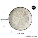 GobekUsa Ceramic Dinner Plate Set - Round Solid Pattern, Made of Ceramic