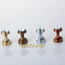 GobekUsa Crystal Chrome Wall Hook for Bathroom Robes & Clothes - Copper Material