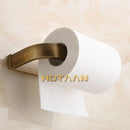 GobekUsa Brass Finish Toilet Paper Holder: Solid Brass Bathroom Accessory