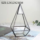 GobekUsa Geometric Glass Vase for Succulents and Flowers