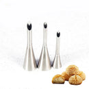 GobekUsa Dessert Puff Cream Nozzle Set - Stainless Steel Cake Pastry Decor Tools