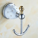GobekUsa Bathroom Hardware Set: Toilet Paper, Roll Holder, Brush Holder, Coat Hook