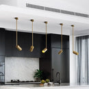 GobekUsa LED Golden Ceiling Spotlight for Living & Dining Room - Modern Luminaria Lamp