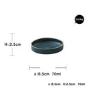 GobekUsa Ceramic Dinner Plate - Gold Edged Steak Dish - High Quality Japan Style Partyware