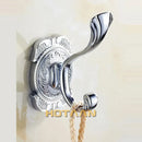 GobekUsa Gold Chrome Wall Hooks, Clothes Hanger, Towel Coat Robe Hook Set
