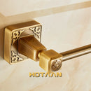 GobekUsa Antique Brass Single Towel Bar, Wall Mounted Bathroom Accessories