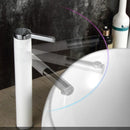 GobekUsa Brass Bathroom Faucet Vessel Sinks Mixer - Swivel Spout Vanity Tap, Chrome Deck Mounted