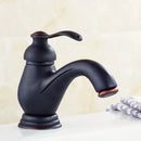 GobekUsa Antique Brass Single Handle Deck Mount Bathroom Sink Faucet.