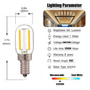GobekUsa Dimmable T20 Edison LED Filament Night Bulb 1W 2200K E12 E14 110V 220V