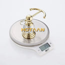GobekUsa Gold Crystal Robe Hook Towel Rack for Elegant Bathroom Decor