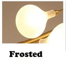 GobekUsa LED Branch Chandelier: Heracleum Lustre Salon Lighting for Kitchen, Bar, and Restaurant
