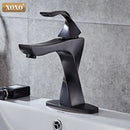 GobekUsa Contemporary Brass Basin Faucet with Single Handle Mixer for Bathroom