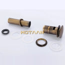 GobekUsa Brass Pop Up Sink Drain - Antique Brass Gold Black Bathroom Basin Waste