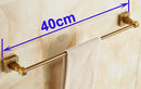 GobekUsa Antique Brass Single Towel Bar, Wall Mounted Bathroom Accessories
