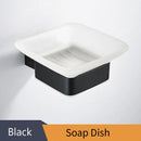 GobekUsa Black Finish Wall Mount Soap Basket Dish - Bathroom Hardware Soap Holder