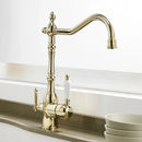 GobekUsa Kitchen Faucet with Water Purification Mixer Tap 360° Rotation for Kitchen WF-0193K