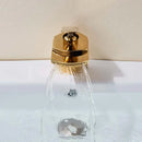 GobekUsa Golden Brass Waterfall Vessel Sink Faucet - Chrome Bathroom Vanity Tap
