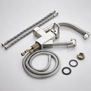 GobekUsa LED Kitchen Faucet Pull Out Sprayer Deck Mounted Hot Cold Water Tap