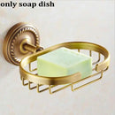 GobekUsa Copper Bathroom Accessories Set: Towel Rack, Bar, Cup Holder, Paper Holder, Cloth Hook