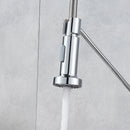 GobekUsa Dual Function Chrome Kitchen Sprayer Head, Replace Spout Stream for Faucet