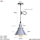 GobekUsa Gold Retro Edison LED Pendant Lights for Dinning Living Room Industrial Decor