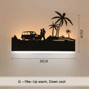 GobekUsa Animal Wall Lamps: Upside Warm Down Cool Lighting for Living Room and Bedside