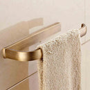 GobekUsa Brass Bathroom Accessories Set: Towel Rings, Toilet Paper Holder, Towel Rail, Shelf