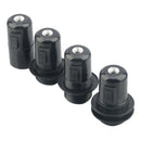 GobekUsa E27 Socket Lamp Base Switch 4A, 250V Black Fitting Bulb Holder Socket