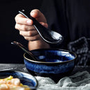 GobekUsa Kiln Glazed Ceramic Noodle Bowl - Large Soup Bowl for Ramen, Rice, and Salad