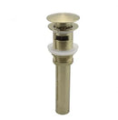 GobekUsa Brushed Gold Basin Faucet: Solid Brass Single Handle Mixer Tap, Deck Mounted.