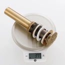 GobekUsa Brass Bathroom Sink Pop Up Drain for Lavatory Basin - HJ-0618F