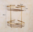 GobekUsa Carved Antique Bronze Brass Bathroom Accessories Set with Solid Bath Hardware