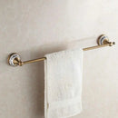 GobekUsa Bathroom Accessories Set: Towel Rack, Bar, Holder, Hook - Antique Brass/Ceramic/Copper