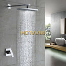 GobekUsa Brass Lanos Rain Shower Set, Bath Mixer Wall Tap for Hotels