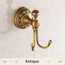 GobekUsa Antique Brass Robe Hooks Retro Bathroom Accessories