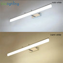 GobekUsa LED Vanity Lights for Bathroom Mirror Lighting Cabinet - Black Silver Chrome